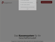 Tablet Screenshot of pepperkorn.com